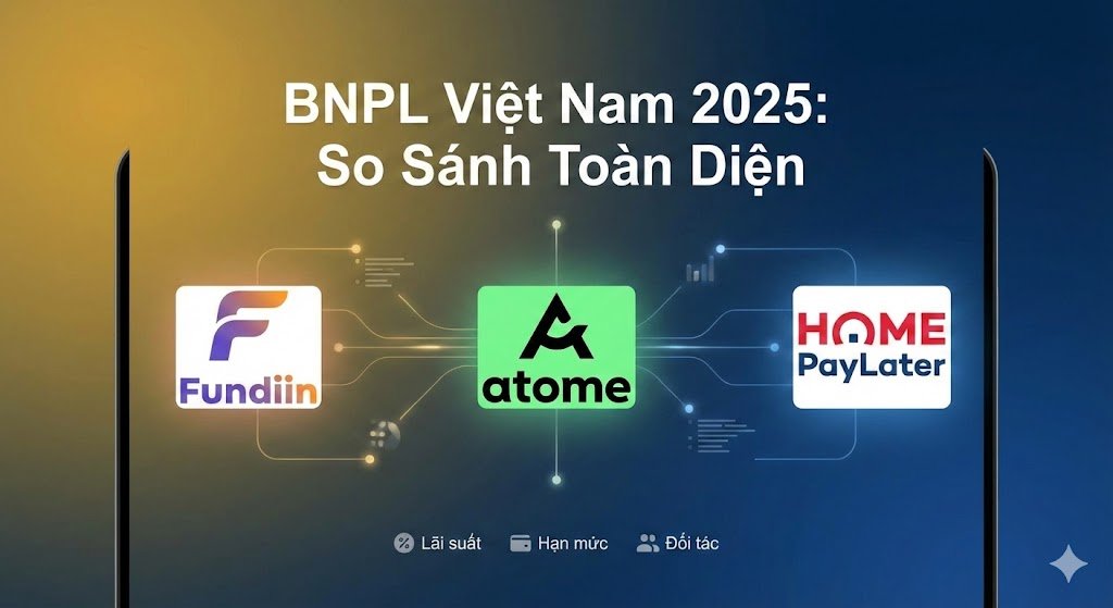 Mua trước trả sau ở Việt Nam: So Sánh Fundiin, Atome 2025