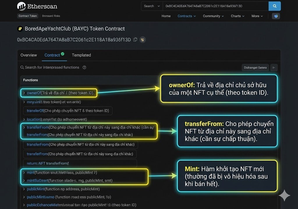 Smart contract NFT - Ví dụ Bored Ape Yacht Club