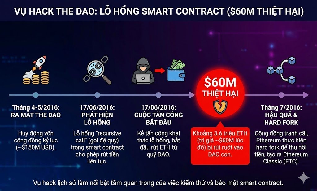 Vụ hack The DAO - Lỗ hổng smart contract