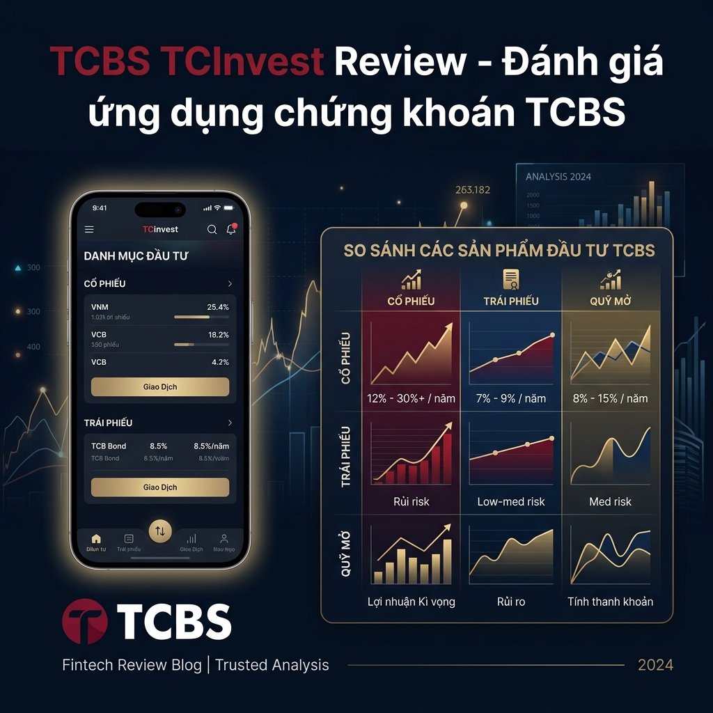 TCBS Review 2025: Đánh Giá TCInvest – Có Nên Mở Tài Khoản TCBS Không?