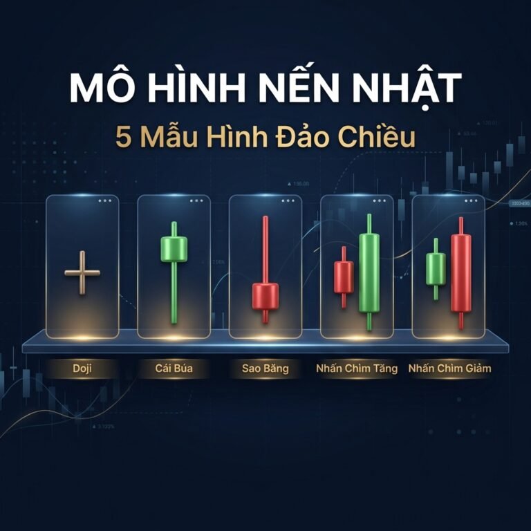 Mô Hình Nến Nhật: 5 Mẫu Hình Đảo Chiều Phải Biết Đánh Bại Cá Mập